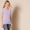 Amazon Essentials Women’s Regular-Fit Short-Sleeve Crewneck T-Shirt, Multipacks(Pastel Lilac/White)