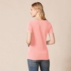 Amazon Essentials Women’s Regular-Fit Short-Sleeve Crewneck T-Shirt, Multipacks(Peach/White)