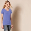 Amazon Essentials Women’s Regular-Fit Short-Sleeve Crewneck T-Shirt, Multipacks(Purple Blue/White)