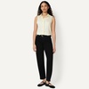 Amazon Essentials Women’s Regular-Fit Sleeveless Button-Down Blouse(Eggshell White)