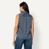 Amazon Essentials Women’s Regular-Fit Sleeveless Button-Down Blouse(Navy Simple Ditsy)