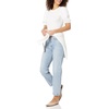 Amazon Essentials Women’s Regular-Fit Twist Puff Sleeve Crewneck T-Shirt(Bright White)