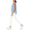 Amazon Essentials Women’s Relaxed Fit Sleeveless V-Neck Woven Shirt(French Blue)