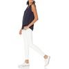 Amazon Essentials Women’s Relaxed Fit Sleeveless V-Neck Woven Shirt(Navy)