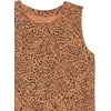 Amazon Essentials Women’s Relaxed-Fit Loose Fit Sleeveless Muscle Tank Top(Dark Camel Leopard)