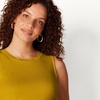 Amazon Essentials Women’s Relaxed-Fit Loose Fit Sleeveless Muscle Tank Top(Dark Yellow)
