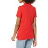 Amazon Essentials Women’s Short-Sleeve Collared Polo Shirt (Available in Plus Size)(Bright Poppy Red)