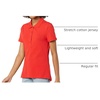 Amazon Essentials Women’s Short-Sleeve Collared Polo Shirt (Available in Plus Size)(Bright Poppy Red)