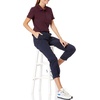 Amazon Essentials Women’s Short-Sleeve Collared Polo Shirt (Available in Plus Size)(Burgundy)