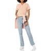 Amazon Essentials Women’s Short-Sleeve Collared Polo Shirt (Available in Plus Size)(Coral Pink)