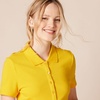 Amazon Essentials Women’s Short-Sleeve Collared Polo Shirt (Available in Plus Size)(Golden Yellow)