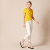 Amazon Essentials Women’s Short-Sleeve Collared Polo Shirt (Available in Plus Size)(Golden Yellow)
