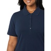 Amazon Essentials Women’s Short-Sleeve Collared Polo Shirt (Available in Plus Size)(Navy)