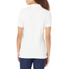 Amazon Essentials Women’s Short-Sleeve Collared Polo Shirt (Available in Plus Size)(White)