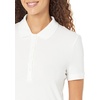 Amazon Essentials Women’s Short-Sleeve Collared Polo Shirt (Available in Plus Size)(White)