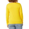 Amazon Essentials Women’s Slim-Fit Long Sleeve Square Neck T-Shirt, Stretchy Cotton Modal(Golden Yellow)