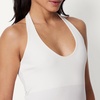 Amazon Essentials Women’s Slim-Fit Ribbed Halter Top(Cream)