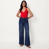 Amazon Essentials Women’s Slim-Fit Ribbed Halter Top(Red)