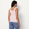 Amazon Essentials Women’s Slim-Fit Ribbed Henley Tank(Light Pink)