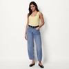 Amazon Essentials Women’s Slim-Fit Ribbed Henley Tank(Pastel Yellow)