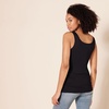 Amazon Essentials Women’s Slim-Fit Ribbed Scoop Neck Tank Tops, Pack of 2(Black)