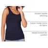 Amazon Essentials Women’s Slim-Fit Ribbed Scoop Neck Tank Tops, Pack of 2(Blue/Navy)