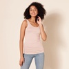 Amazon Essentials Women’s Slim-Fit Ribbed Scoop Neck Tank Tops, Pack of 2(Blush/Mauve)