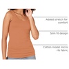 Amazon Essentials Women’s Slim-Fit Ribbed Scoop Neck Tank Tops, Pack of 2(Brick Red/Caramel)