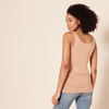 Amazon Essentials Women’s Slim-Fit Ribbed Scoop Neck Tank Tops, Pack of 2(Camel)