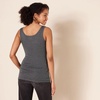 Amazon Essentials Women’s Slim-Fit Ribbed Scoop Neck Tank Tops, Pack of 2(Charcoal Heather)