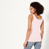Amazon Essentials Women’s Slim-Fit Ribbed Scoop Neck Tank Tops, Pack of 2(Coral Pink/Light Pink)