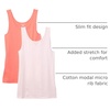 Amazon Essentials Women’s Slim-Fit Ribbed Scoop Neck Tank Tops, Pack of 2(Coral Pink/Light Pink)