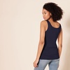 Amazon Essentials Women’s Slim-Fit Ribbed Scoop Neck Tank Tops, Pack of 2(Navy/Red)