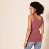 Amazon Essentials Women’s Slim-Fit Ribbed Scoop Neck Tank Tops, Pack of 2(Plum)