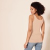 Amazon Essentials Women’s Slim-Fit Ribbed Scoop Neck Tank Tops, Pack of 2(Sand)