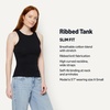 Amazon Essentials Women’s Slim-Fit Ribbed Tank Top(Black)