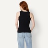 Amazon Essentials Women’s Slim-Fit Ribbed Tank Top(Black)