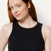 Amazon Essentials Women’s Slim-Fit Ribbed Tank Top(Black)