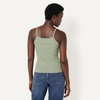 Amazon Essentials Women’s Slim-Fit Ribbed Tank Top(Dark Sage Green)