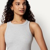Amazon Essentials Women’s Slim-Fit Ribbed Tank Top(Light Grey Heather)