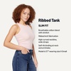 Amazon Essentials Women’s Slim-Fit Ribbed Tank Top(Light Pink)