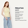 Amazon Essentials Women’s Slim-Fit Ribbed Tank Top(Pastel Yellow)