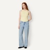 Amazon Essentials Women’s Slim-Fit Ribbed Tank Top(Pastel Yellow)