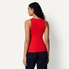 Amazon Essentials Women’s Slim-Fit Ribbed Tank Top(Red)