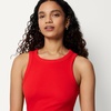 Amazon Essentials Women’s Slim-Fit Ribbed Tank Top(Red)