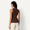 Amazon Essentials Women’s Slim-Fit Ribbed Tank Top(Rich Hazel)