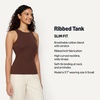 Amazon Essentials Women’s Slim-Fit Ribbed Tank Top(Rich Hazel)