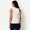 Amazon Essentials Women’s Slim-Fit Ribbed Tank Top(White)