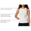 Amazon Essentials Women’s Slim-Fit Ribbed Tank Top(White)