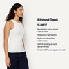 Amazon Essentials Women’s Slim-Fit Ribbed Tank Top(White)